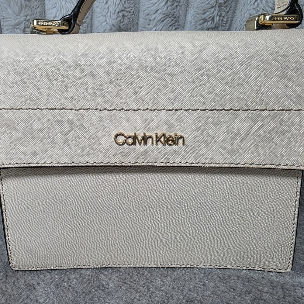 Calvin Klein Cream Crossbody Bag - Picture 2 of 10